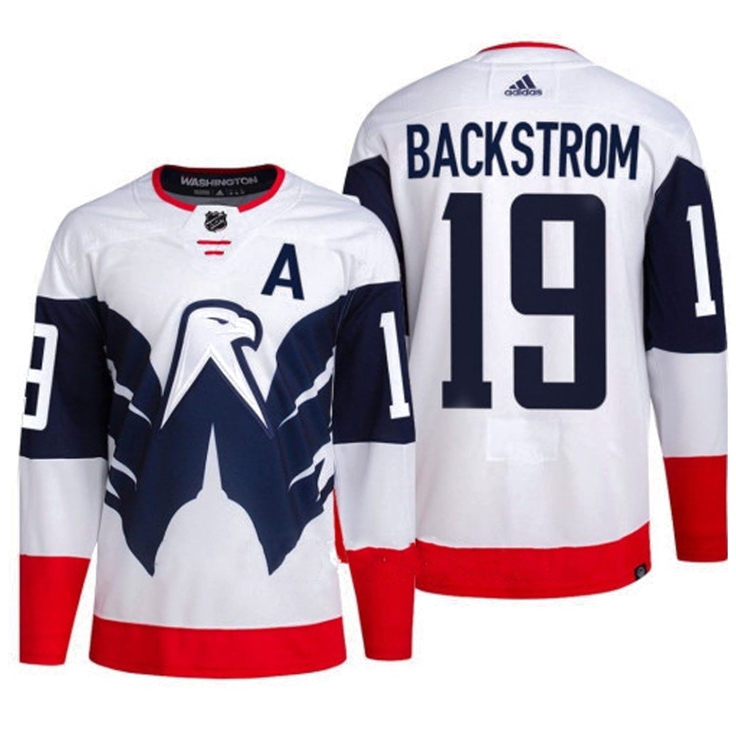 Hockey Nicklas Backstrom Washington Capitals 19 Jersey