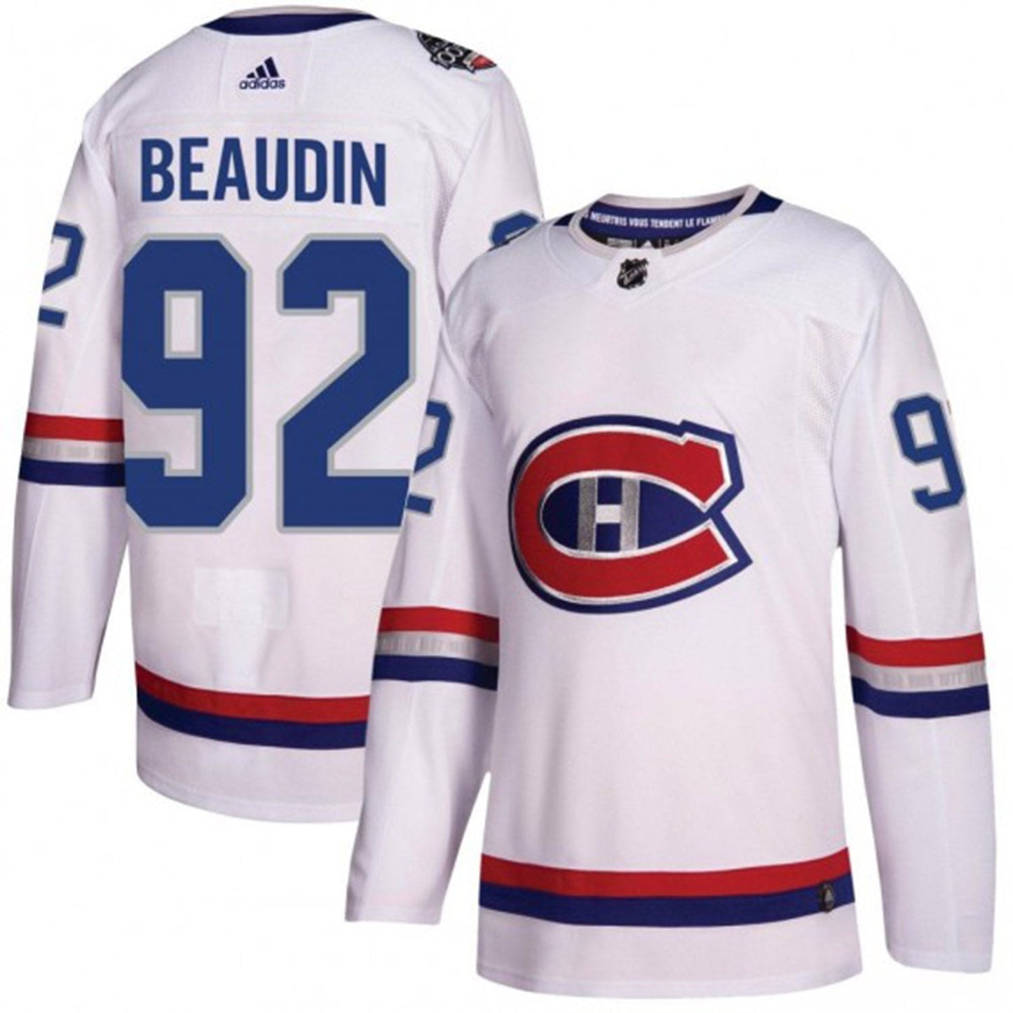 Hockey Nicolas Beaudin Montreal Canadiens 92 Jersey