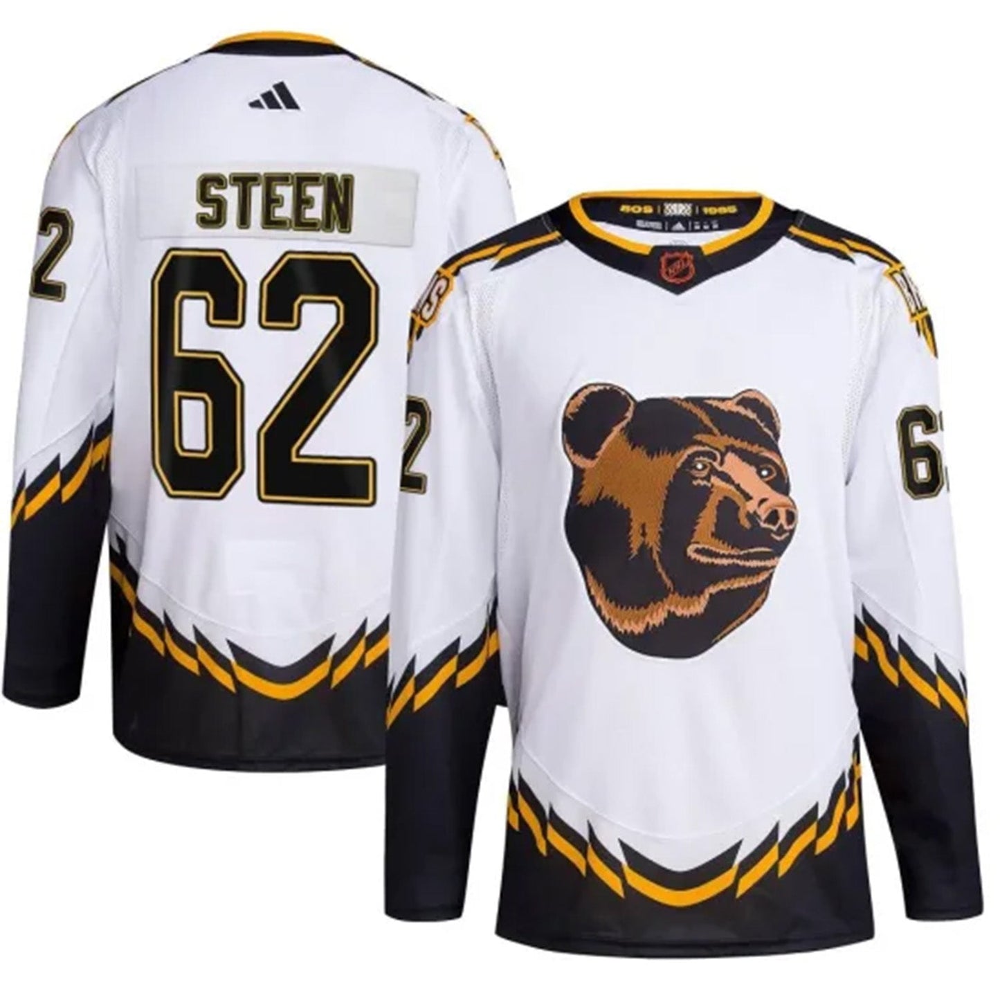 Hockey Oskar Steen Bostin Bruins 62 Jersey