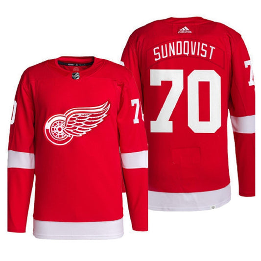 Hockey Oskar Sundqvist Detroit Red Wings 70 Jersey