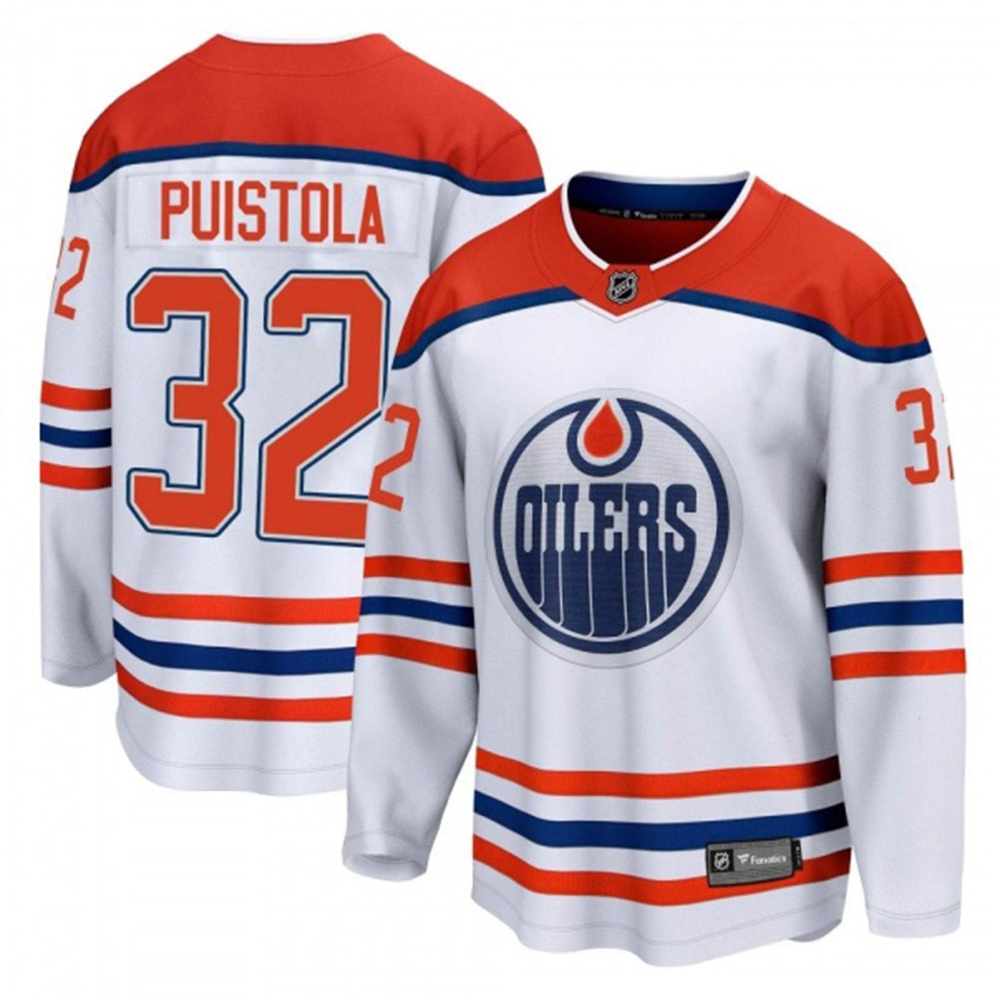 Hockey Patrik Puistola Edmonton Oilers 32 Jersey