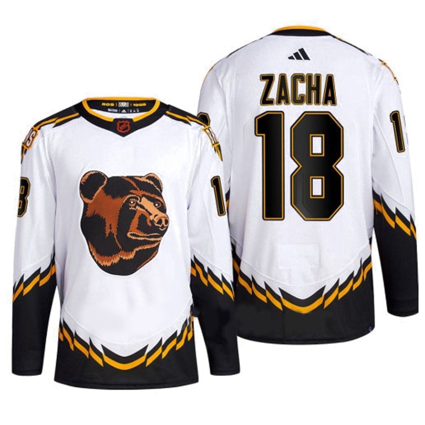 Hockey Pavel Zacha Boston Bruins 18 Jersey