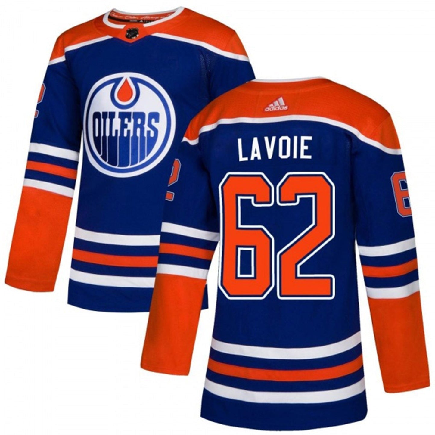 Hockey Raphael Lavoie Edmonton Oilers 62 Jersey