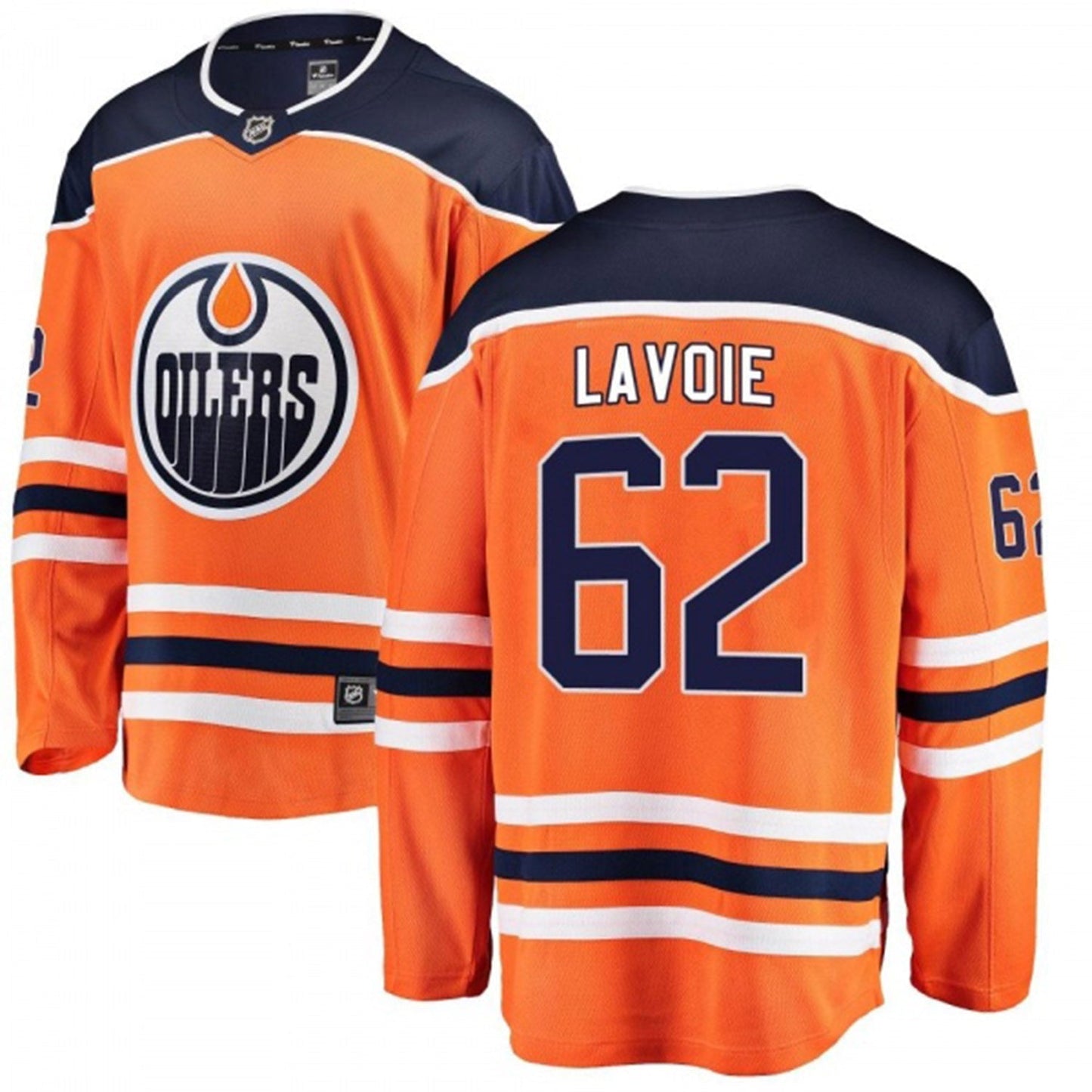 Hockey Raphael Lavoie Edmonton Oilers 62 Jersey