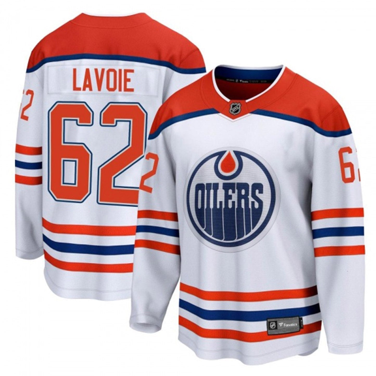 Hockey Raphael Lavoie Edmonton Oilers 62 Jersey