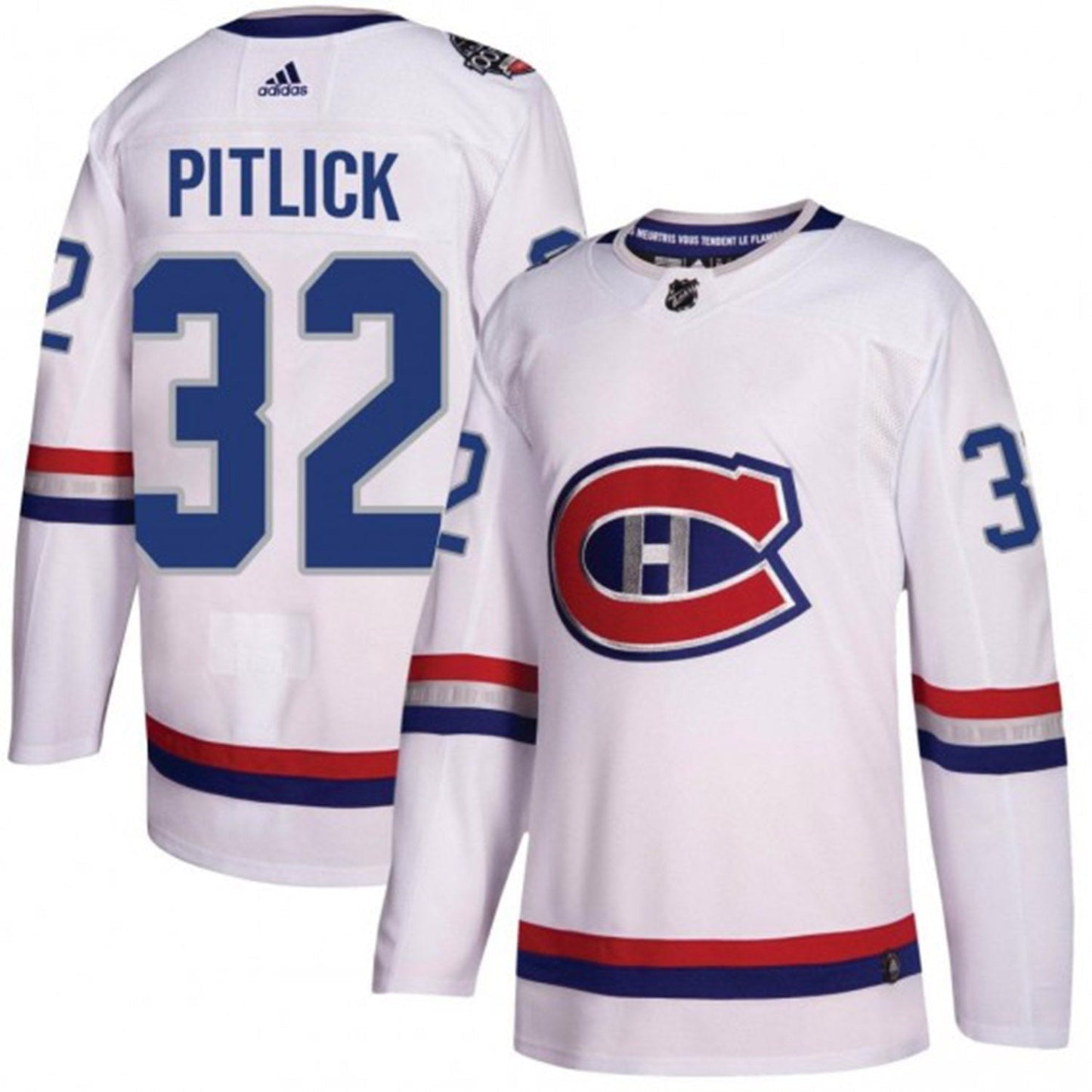 Hockey Rem Pitlick Montreal Canadiens 32 Jersey