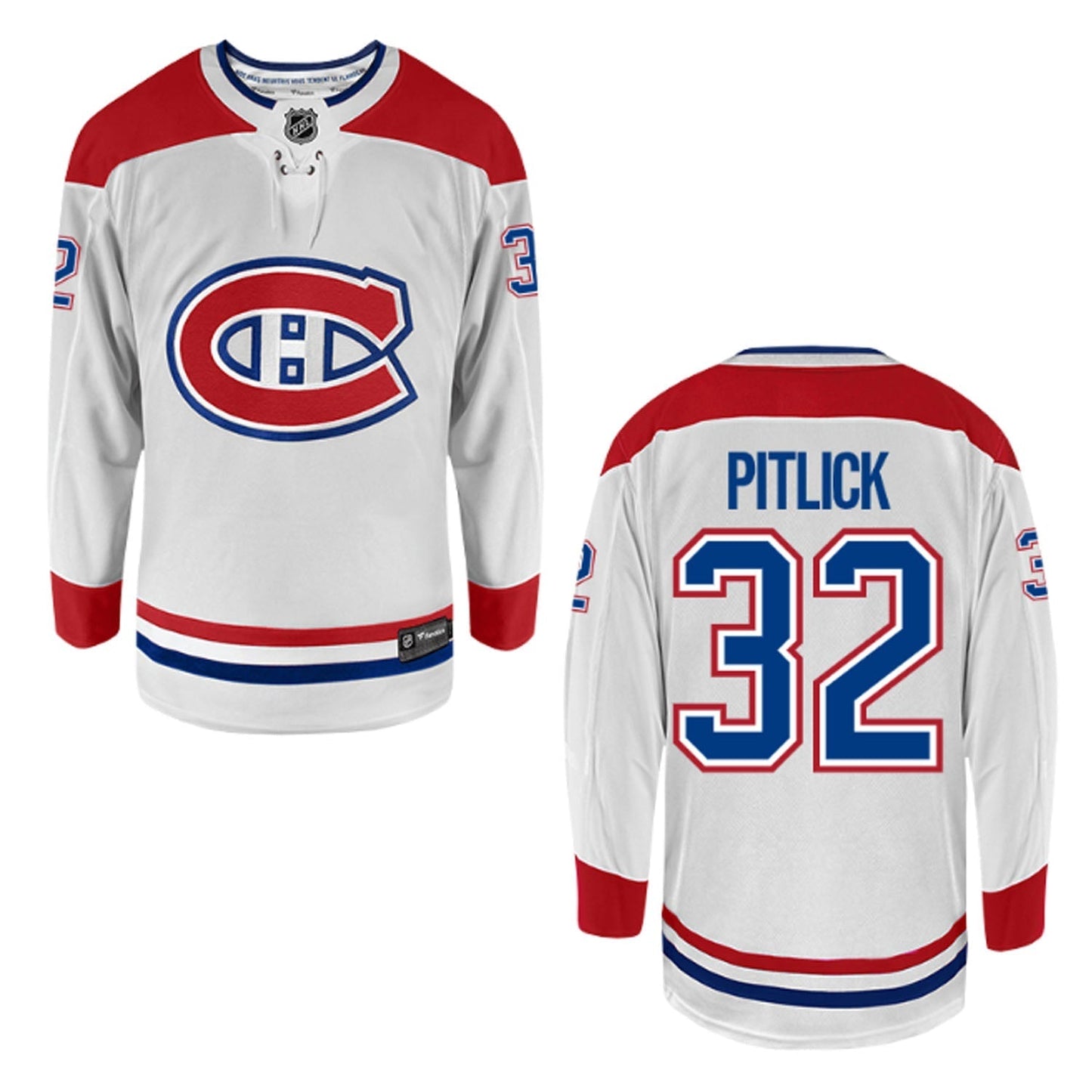Hockey Rem Pitlick Montreal Canadiens 32 Jersey