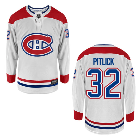 Hockey Rem Pitlick Montreal Canadiens 32 Jersey