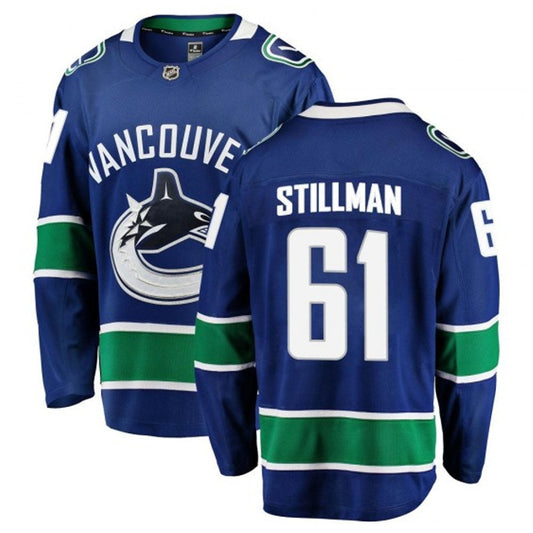 Hockey Riley Stillman Vancouver Canucks 61 Jersey