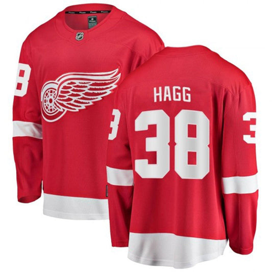 Hockey Robert Hagg Detroit Red Wings 38 Jersey