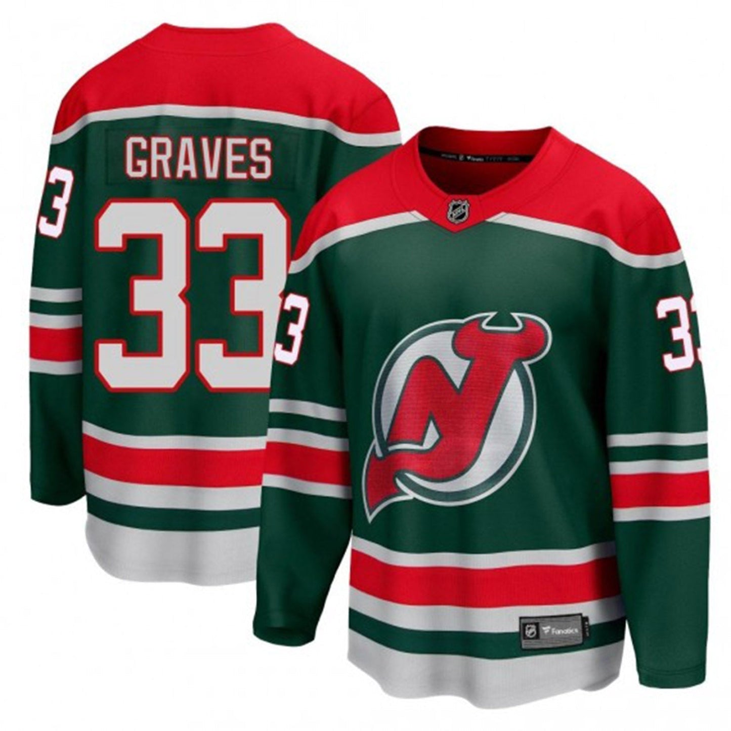 Hockey Ryan Graves New Jersey Devils 33 Jersey