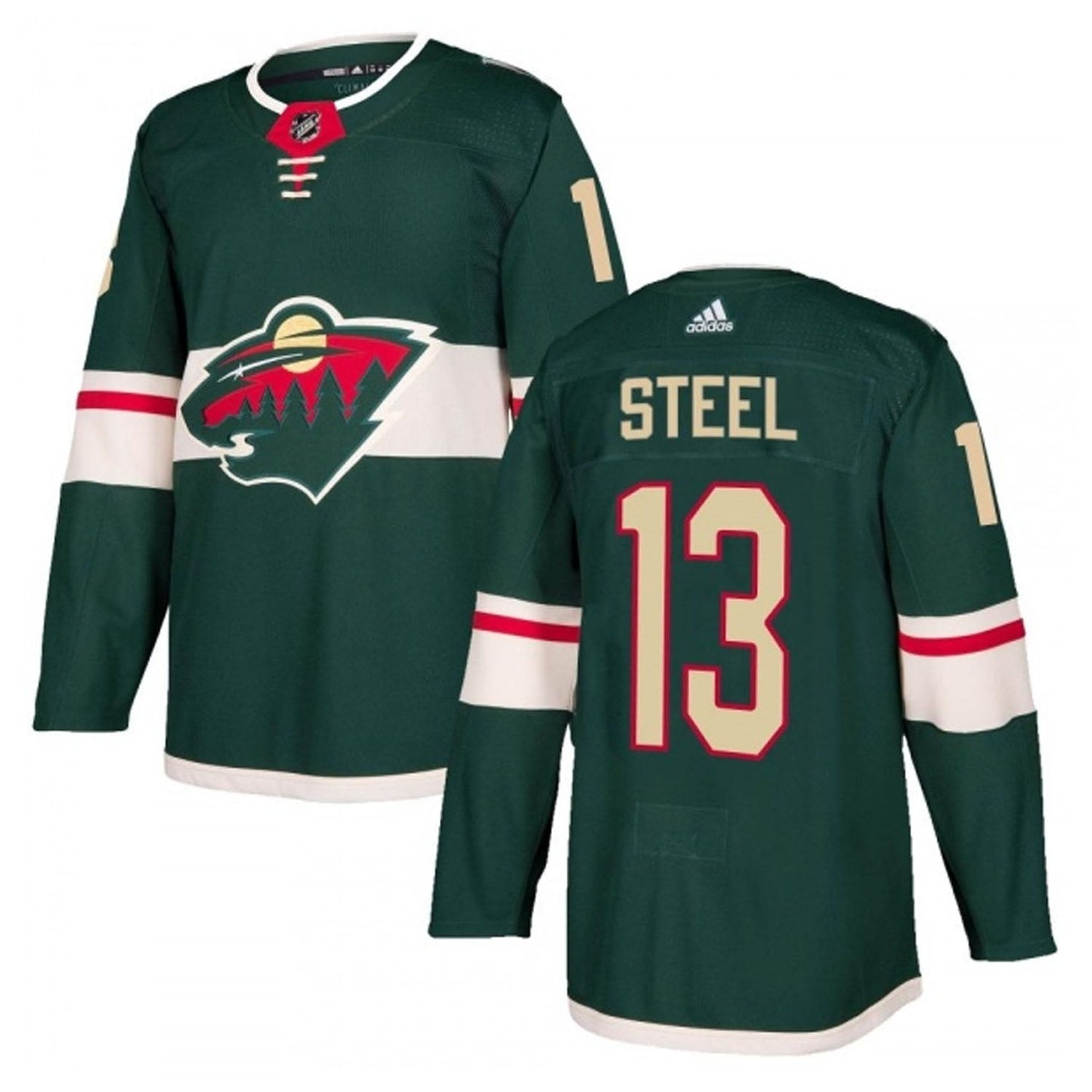 Hockey Sam Steel Minnesota Wild 13 Jersey