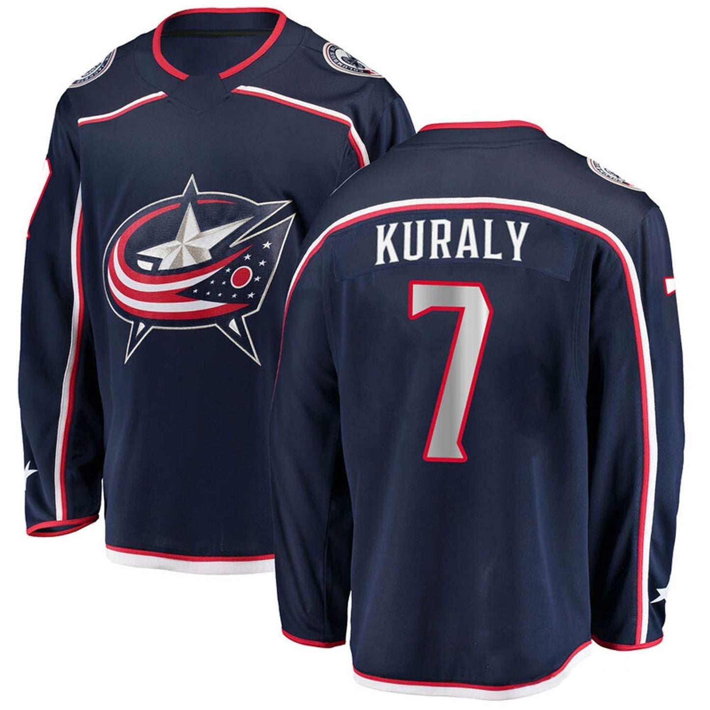 Hockey Sean Kuraly Columbus Blue Jackets 7 Jersey