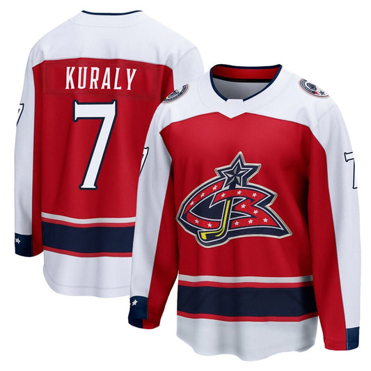 Hockey Sean Kuraly Columbus Blue Jackets 7 Jersey