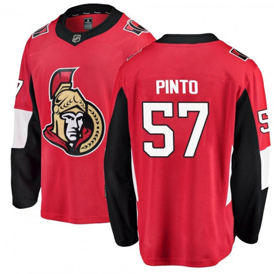 Hockey Shane Pinto Ottawa Senators 57 Jersey