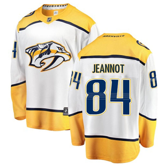 Hockey Tanner Jeannot Nashville Predators 84 Jersey