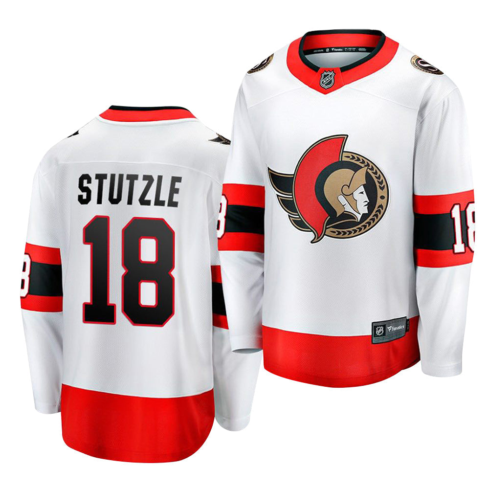 Hockey Tim Stutzle Ottawa Senators 18 Jersey