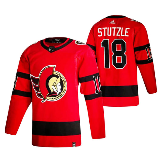 Hockey Tim Stutzle Ottawa Senators 18 Jersey