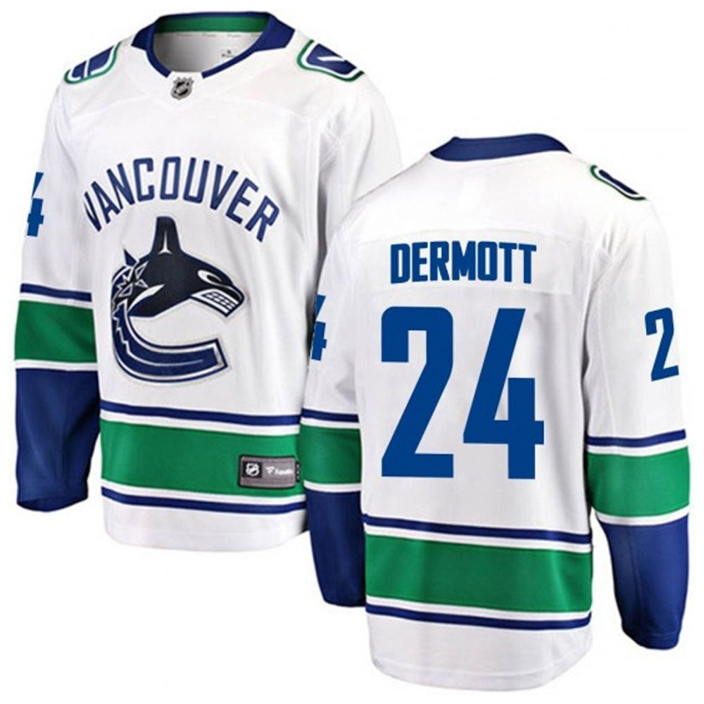 Hockey Travis Dermott Vancouver Canucks 24 Jersey