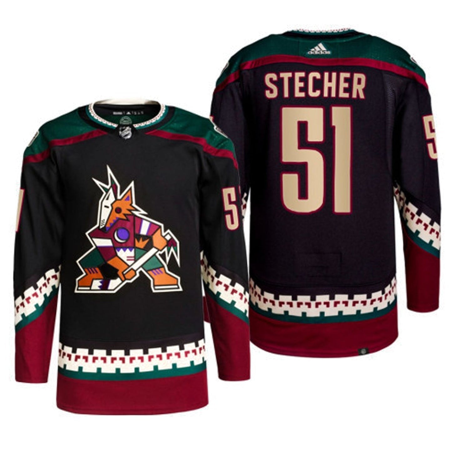 Hockey Troy Stecher Arizona Coyotes 51 Jersey