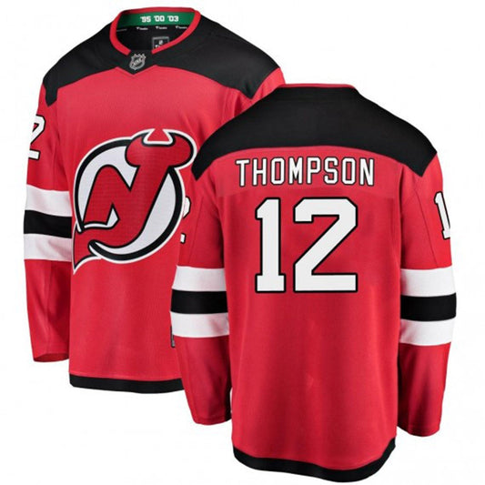 Hockey Tyce Thompson New Jersey Devils 12 Jersey