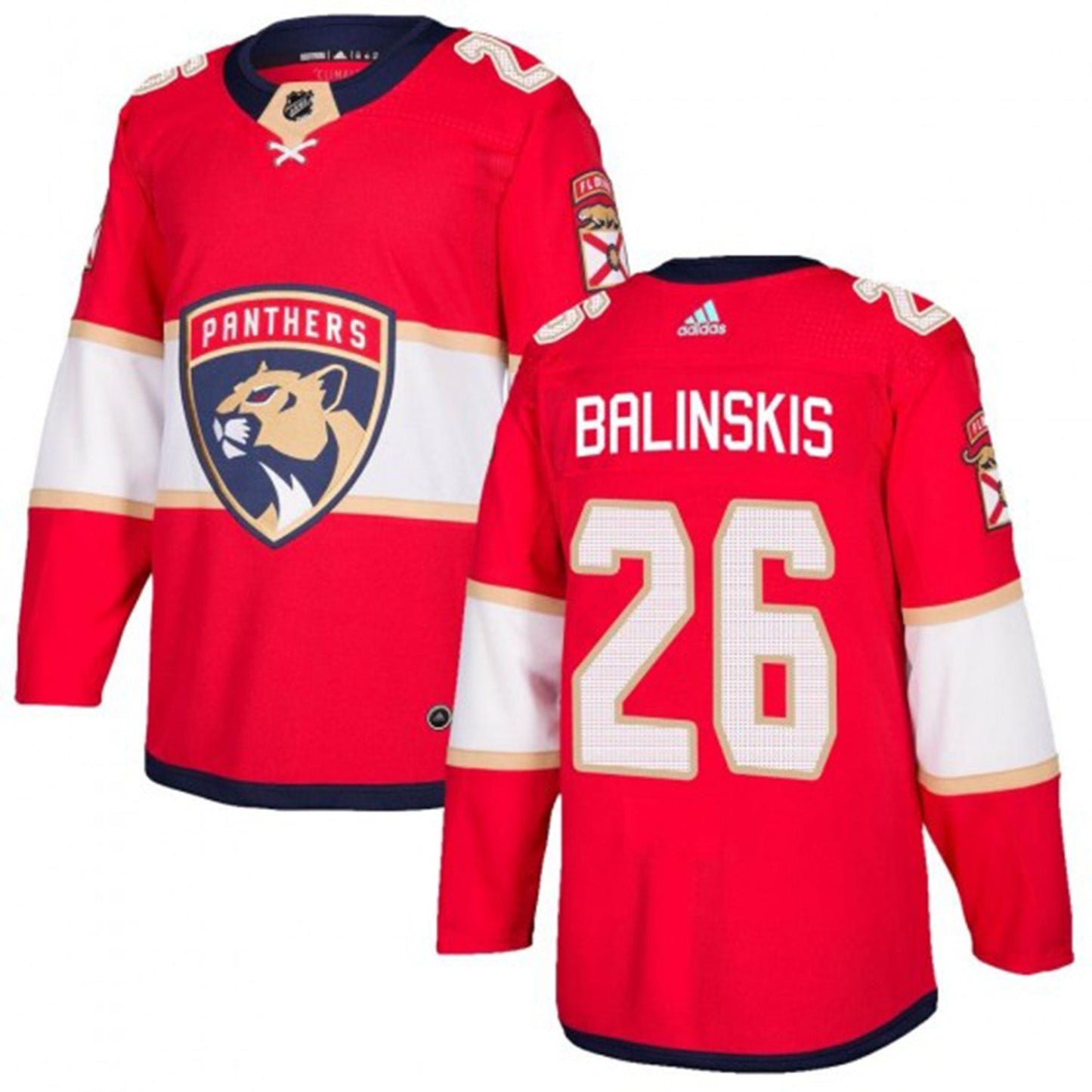 Hockey Uvis Balinskis Florida Panthers 26 Jersey