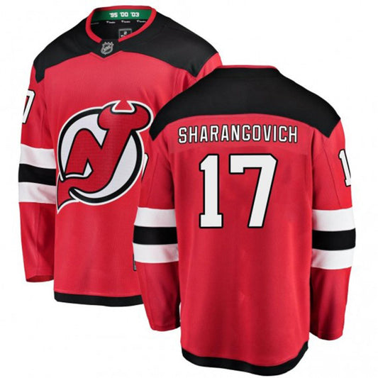 Hockey Yegor Sharangovich New Jersey Devils 17 Jersey