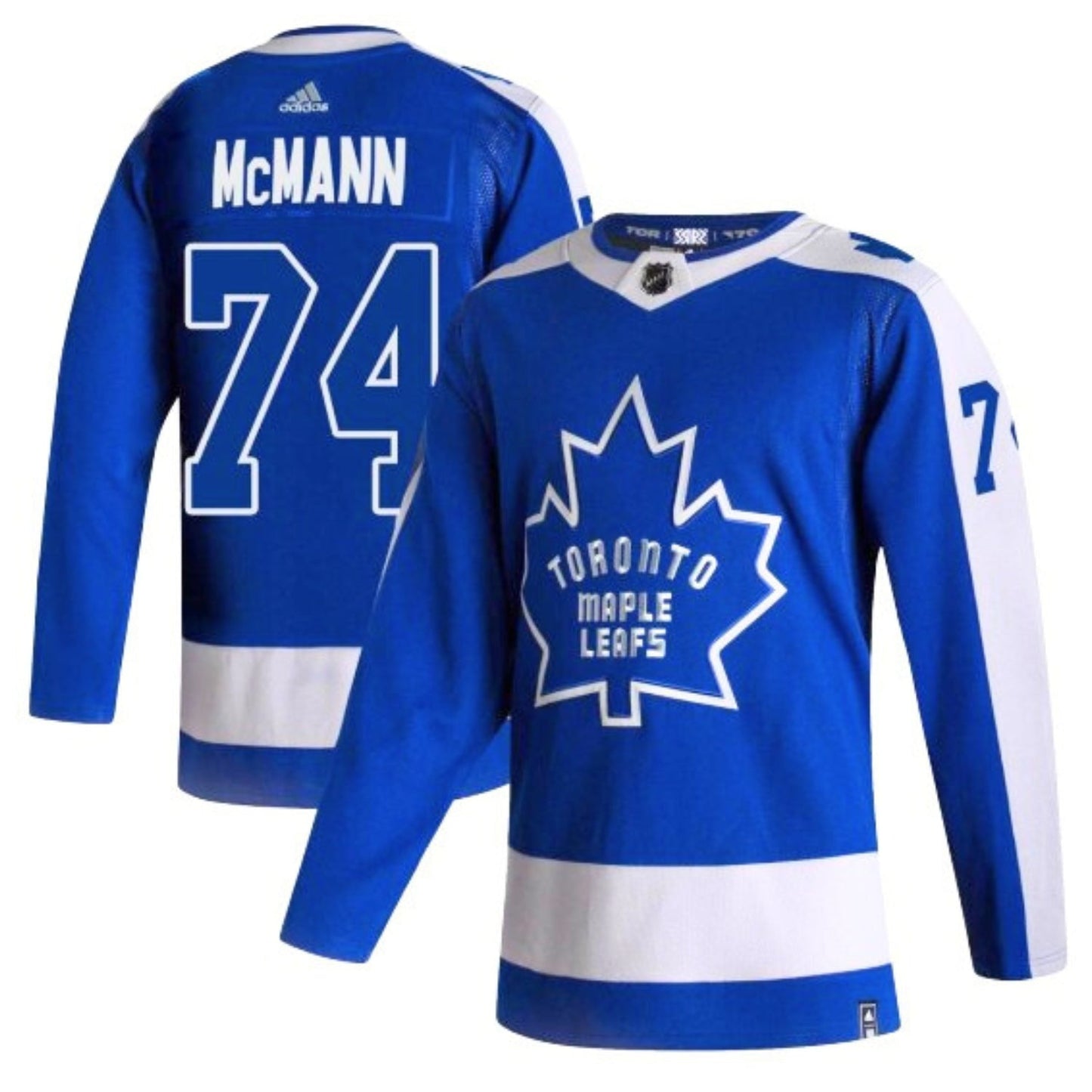 Hockey Bobby McMann Toronto Maple Leafs 74 Jersey