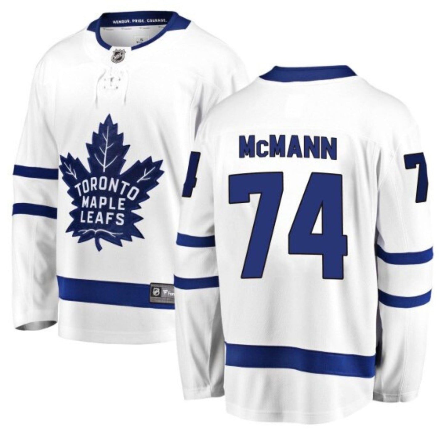 Hockey Bobby McMann Toronto Maple Leafs 74 Jersey