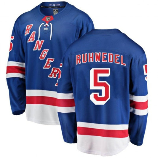 Hockey Chad Ruhwedel New York Rangers 5 Jersey