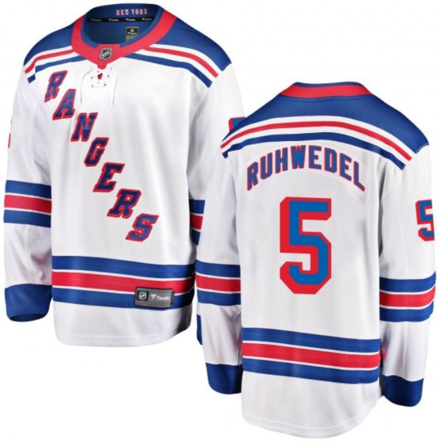 Hockey Chad Ruhwedel New York Rangers 5 Jersey