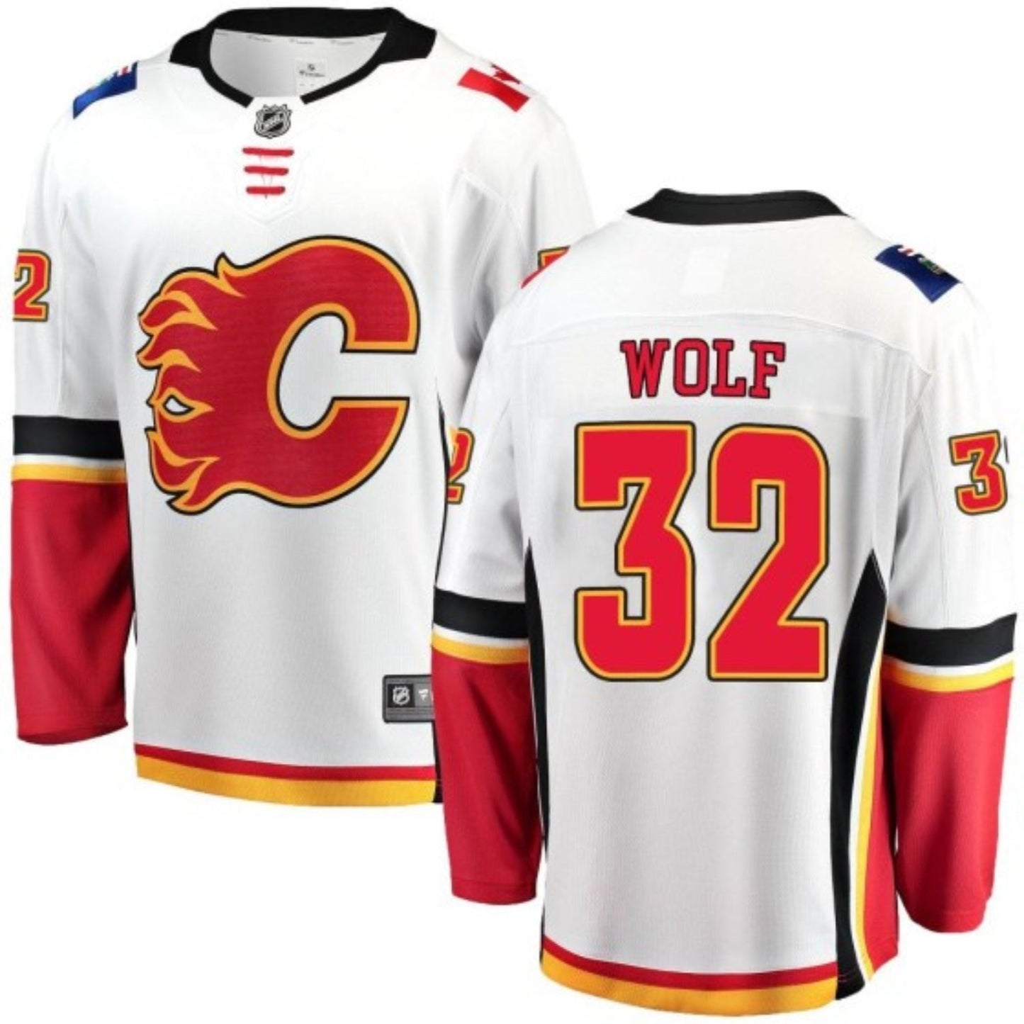 Hockey Dustin Wolf Calgary Flames 32 Jersey