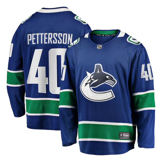 Hockey Elias Pettersson Vancouver Canucks 40 Jersey