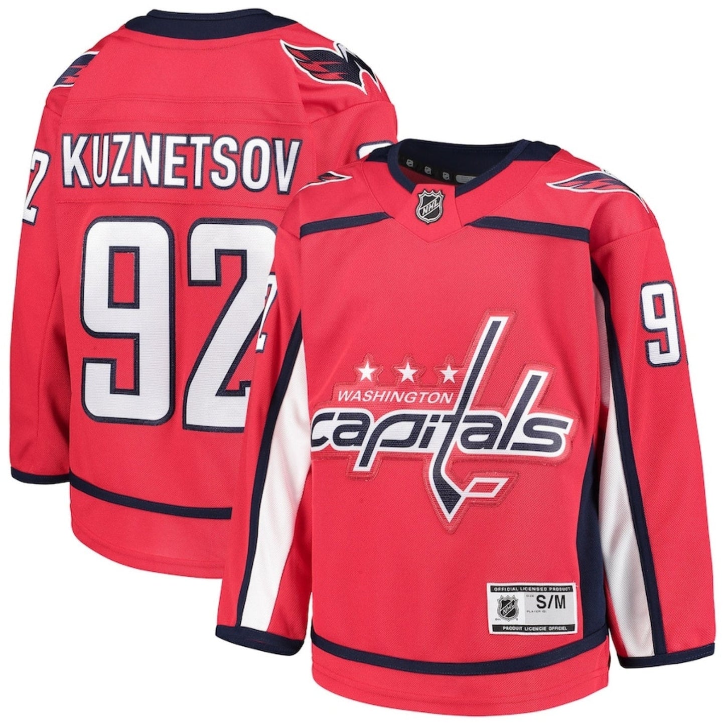 Hockey Evgeny Kuznetsov Washington Capitals 92 Jersey