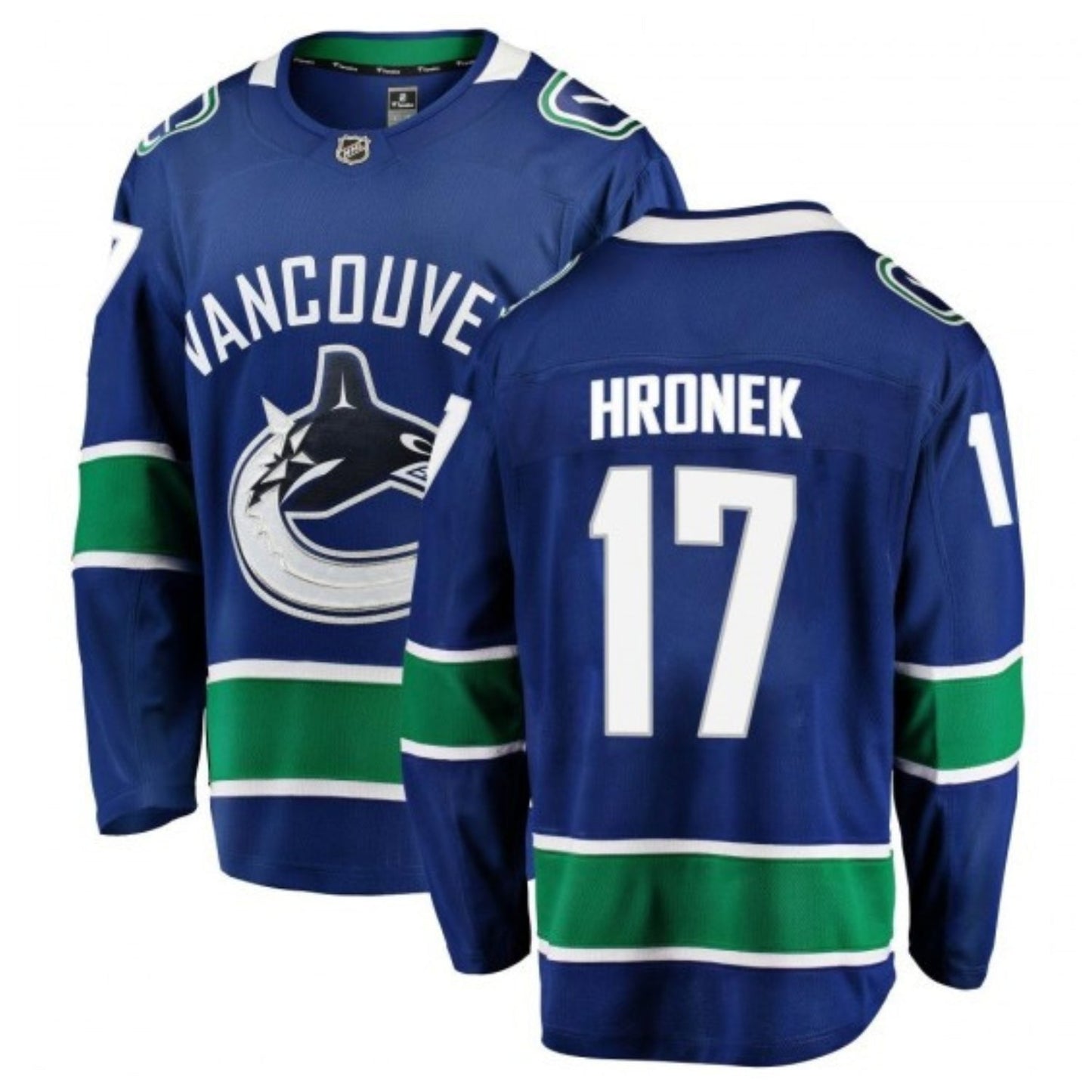 Hockey Filip Hronek Vancouver Canucks 17 Jersey