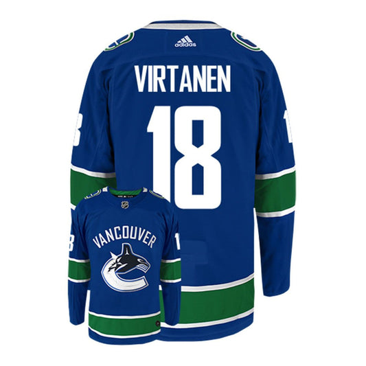 Hockey Jake Virtanen Vancouver Canucks 18 Jersey