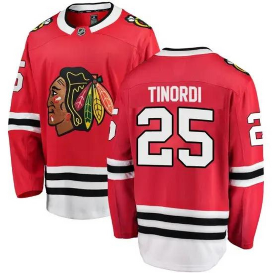 Hockey Jarred Tinordi Chicago Blackhawks 25 Jersey