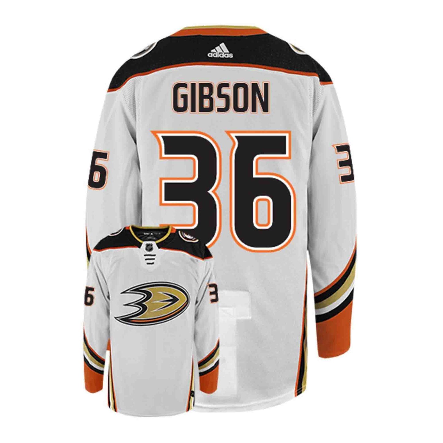 Hockey John Gibson Anaheim Ducks 36 Jersey