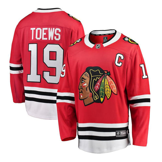 Hockey Jonathan Toews Chicago Blackhawks 19 Jersey