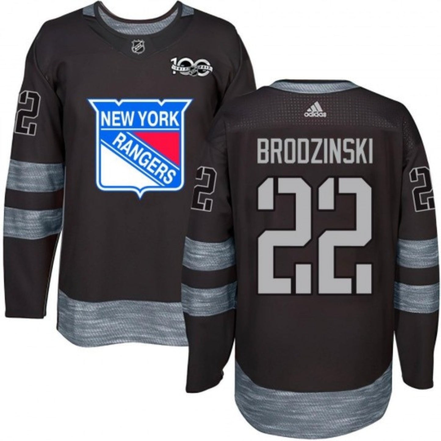 Hockey Jonny Brodzinski New York Rangers 22 Jersey