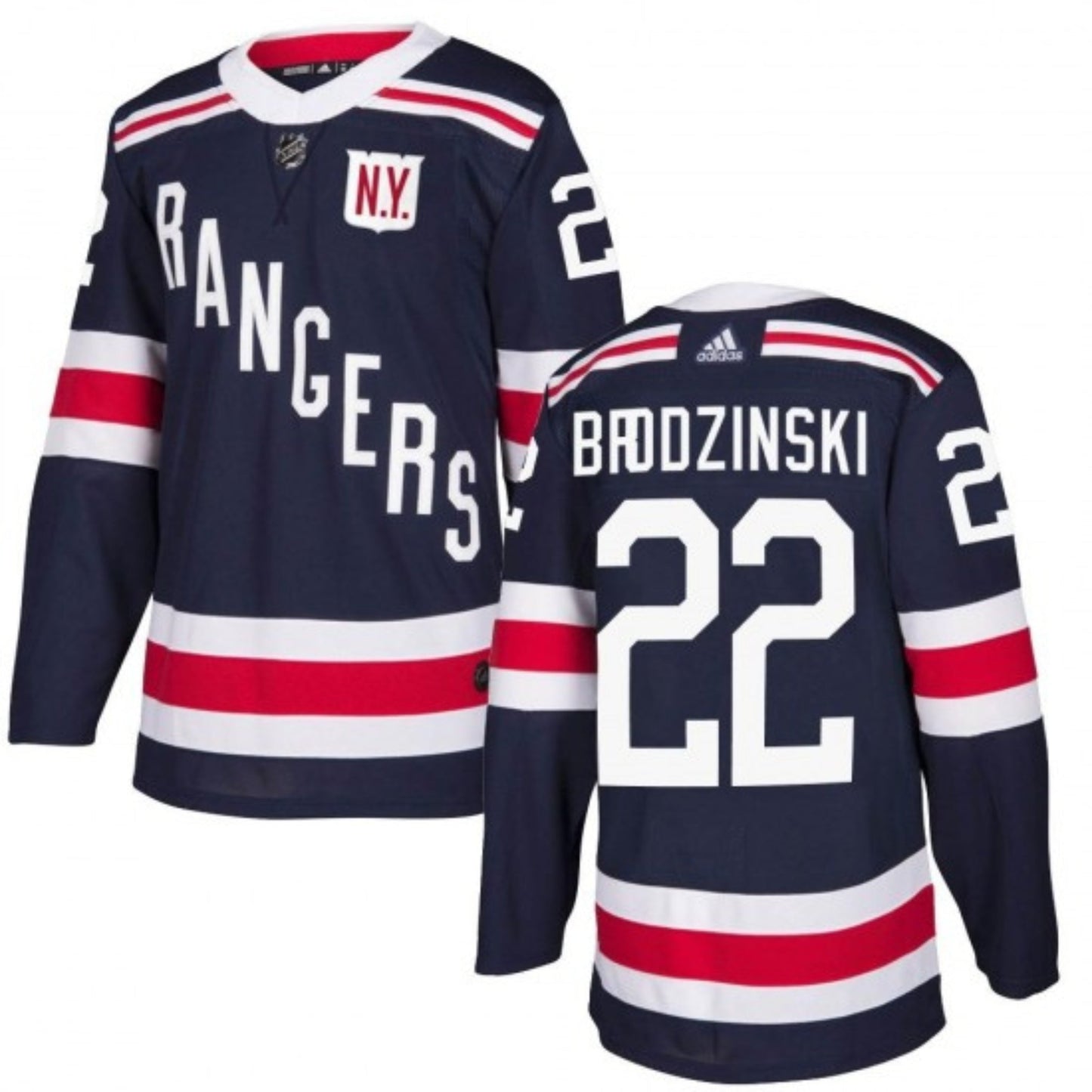 Hockey Jonny Brodzinski New York Rangers 22 Jersey