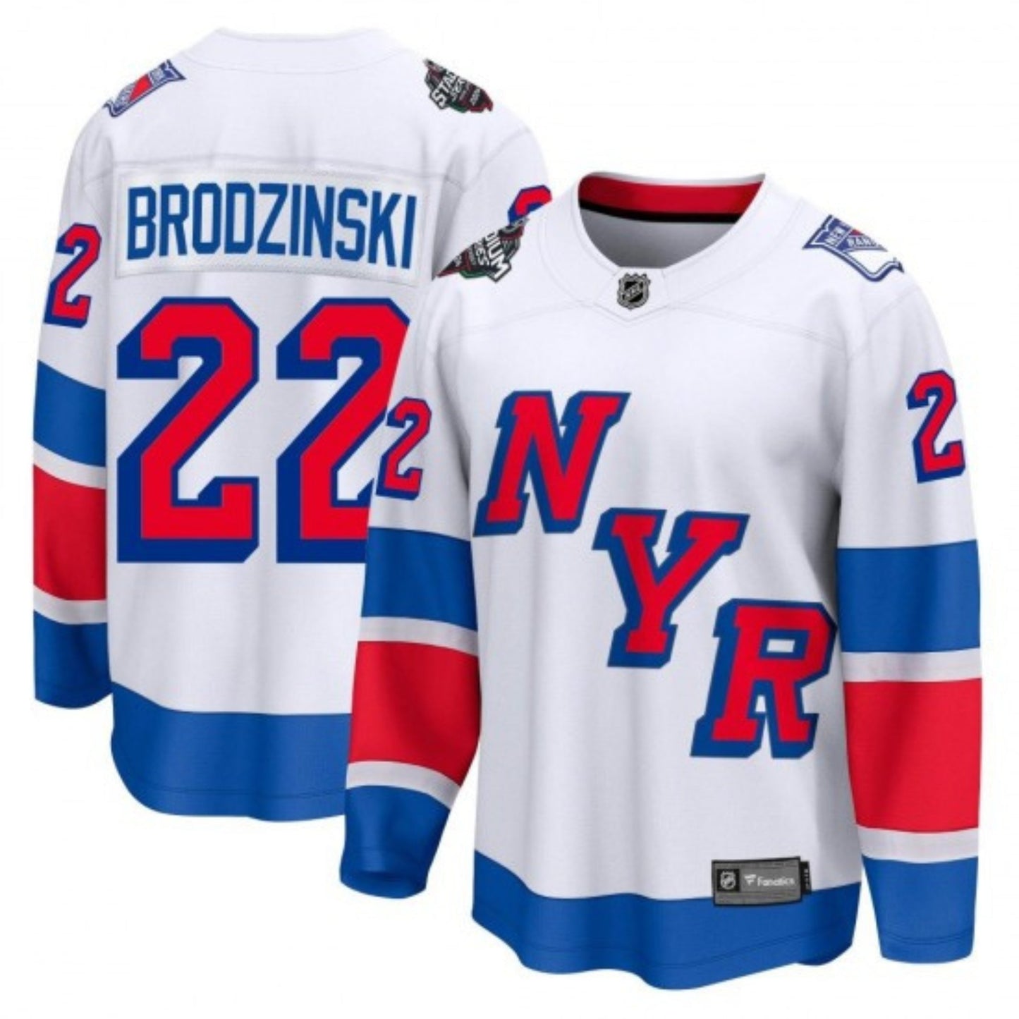 Hockey Jonny Brodzinski New York Rangers 22 Jersey