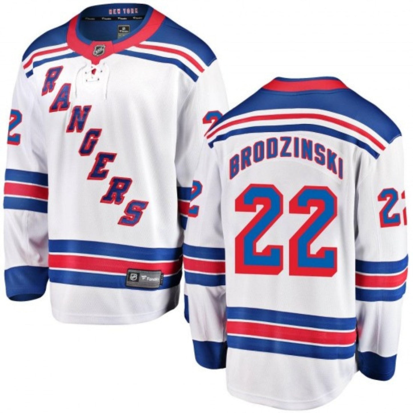 Hockey Jonny Brodzinski New York Rangers 22 Jersey