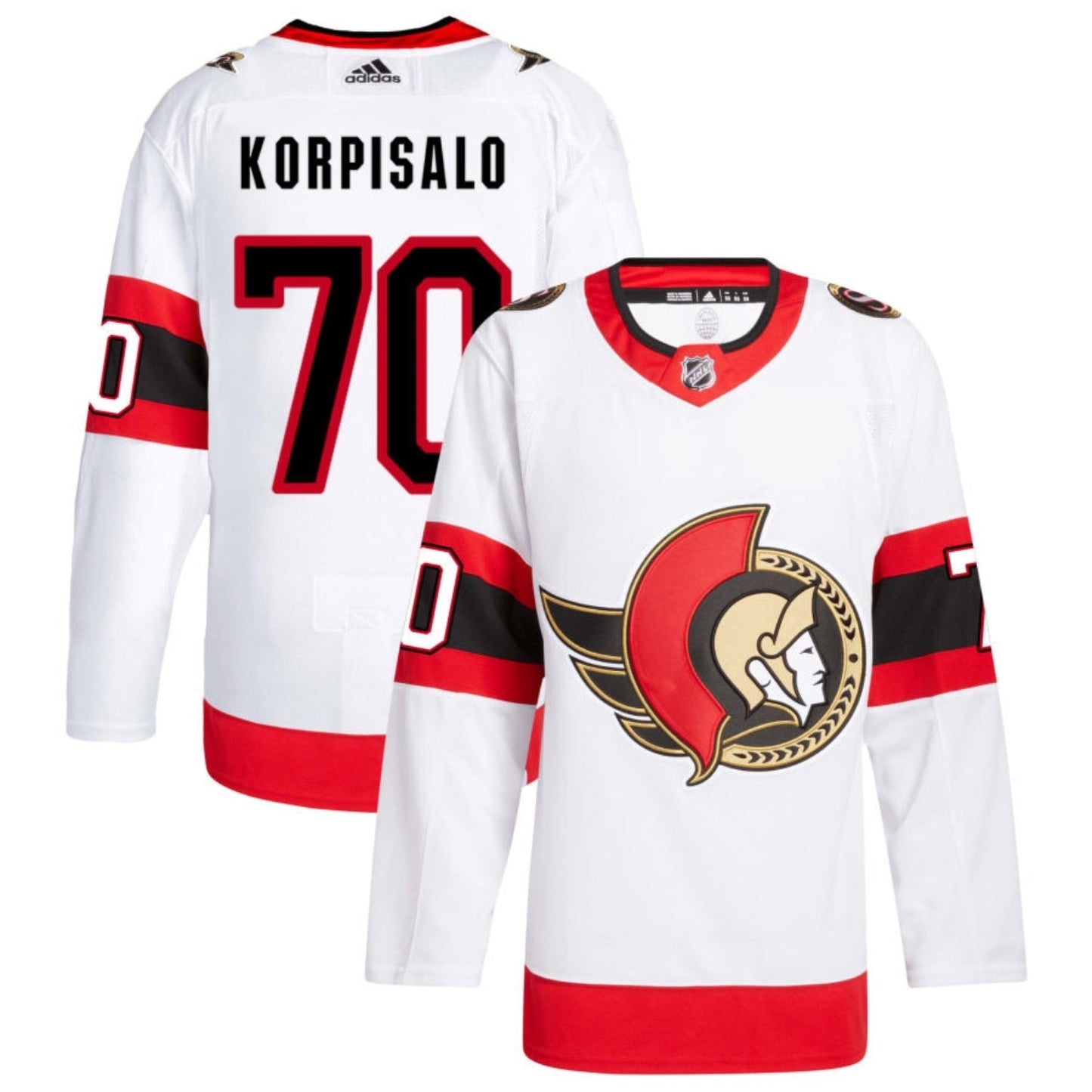 Hockey Joonas Korpisalo Ottawa Senators 70 Jersey