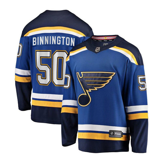 Hockey Jordan Binnington St. Louis Blues 50 Jersey