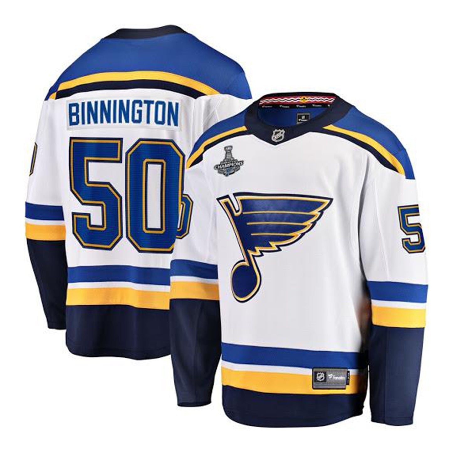 Hockey Jordan Binnington St. Louis Blues 50 Jersey