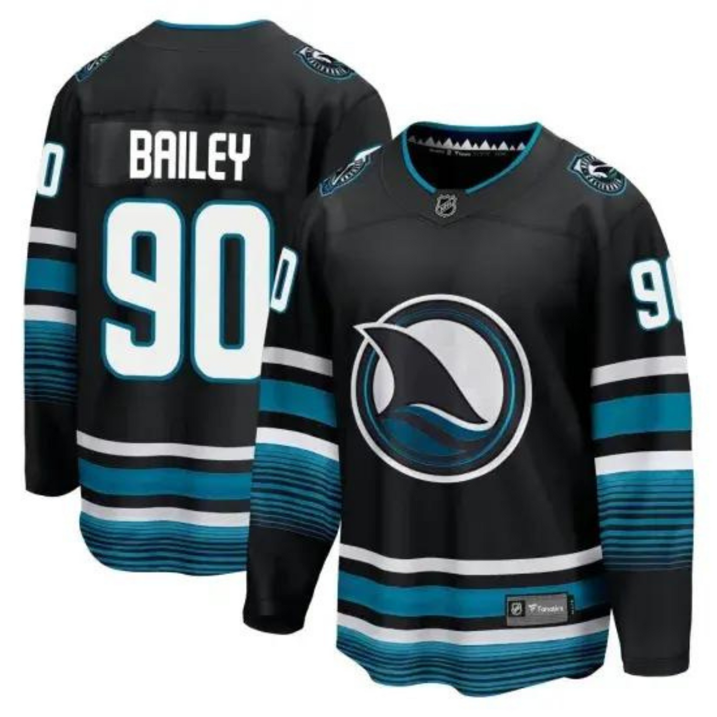 Hockey Justin Bailey San Jose Sharks 90 Jersey