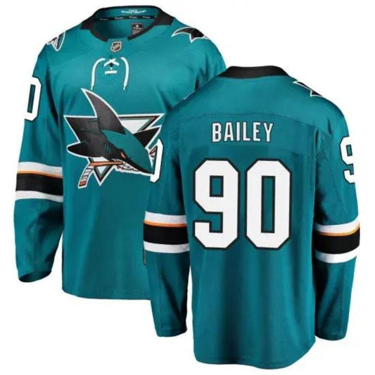 Hockey Justin Bailey San Jose Sharks 90 Jersey