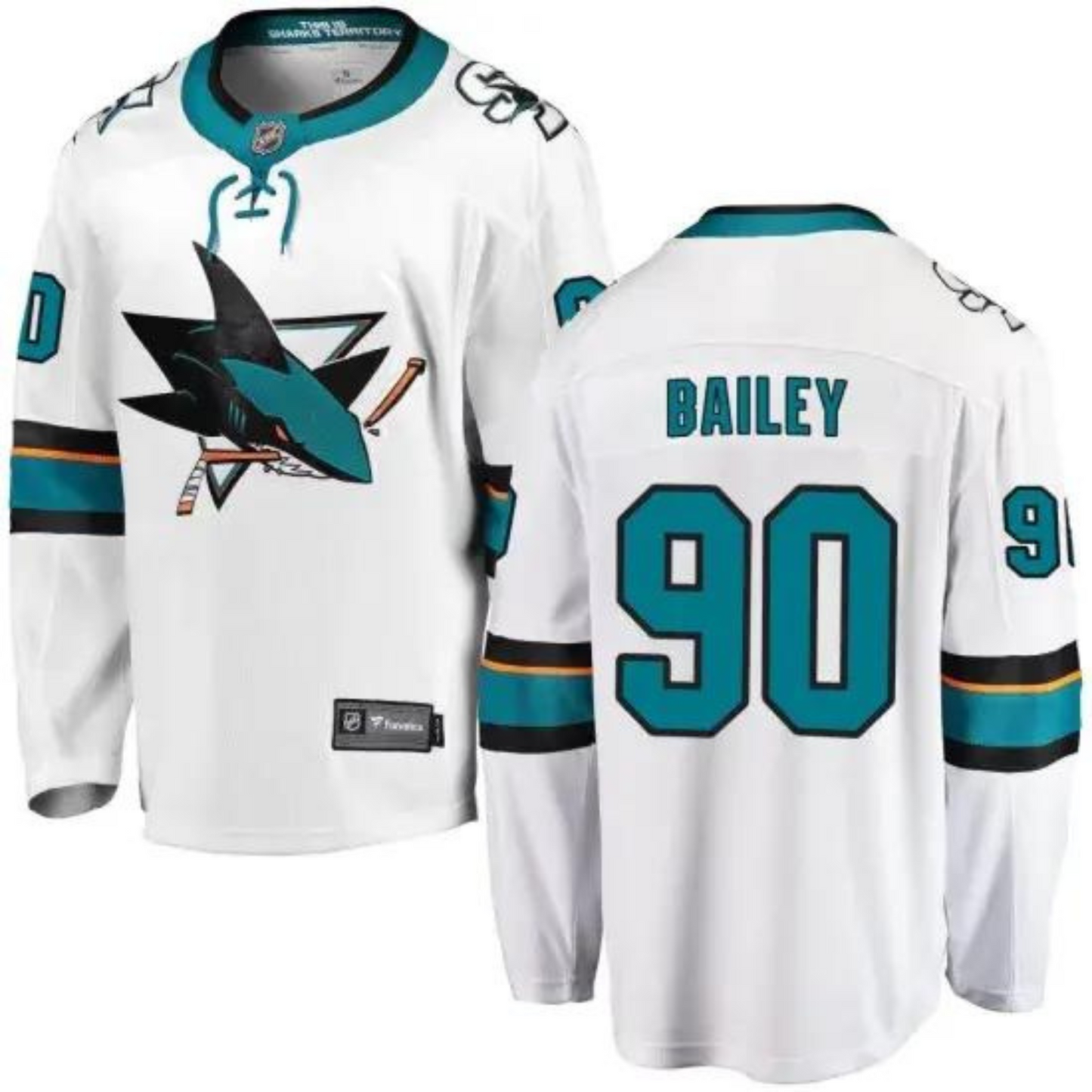 Hockey Justin Bailey San Jose Sharks 90 Jersey