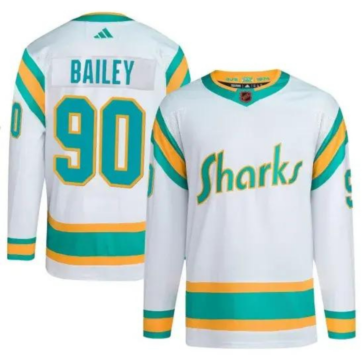 Hockey Justin Bailey San Jose Sharks 90 Jersey
